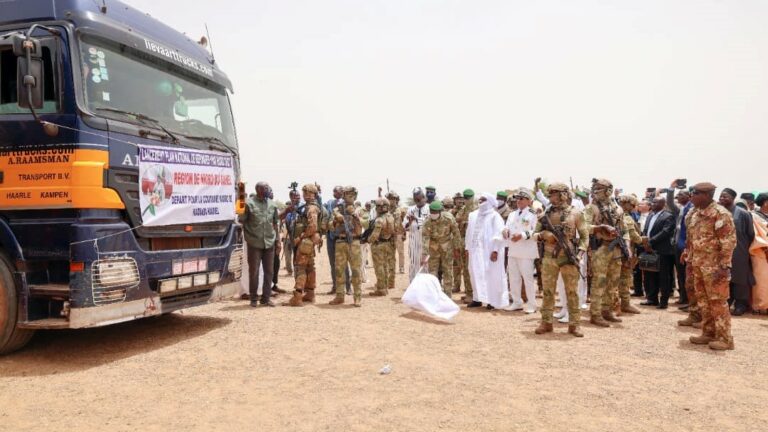 Colonel Assimi Goïta à Nioro