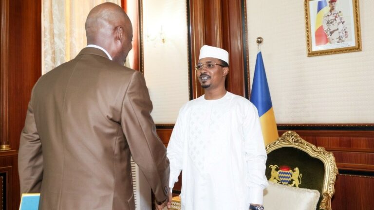 Robert DUSSEY rencontre le Général Mahamat Idriss DEBY ITNO