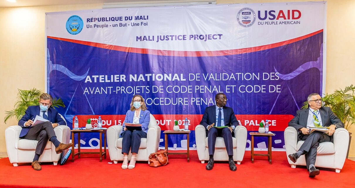 Mali validation de avant-projets du code pénal