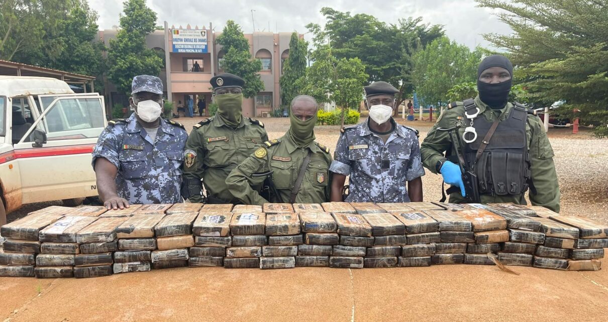 Trafic de drogue au Mali cocaïne saisie à Kouremalé -Mali