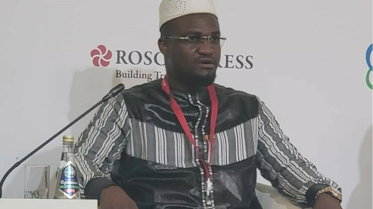 Développement énergétique durable : le cas du Mali expliqué par le ministre Lamine Seydou Traoré transition énergétique au Sommet Russie-Afrique