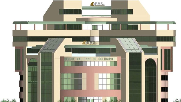 Le siège de la Banque Malienne de Solidarité -BMS-Sa