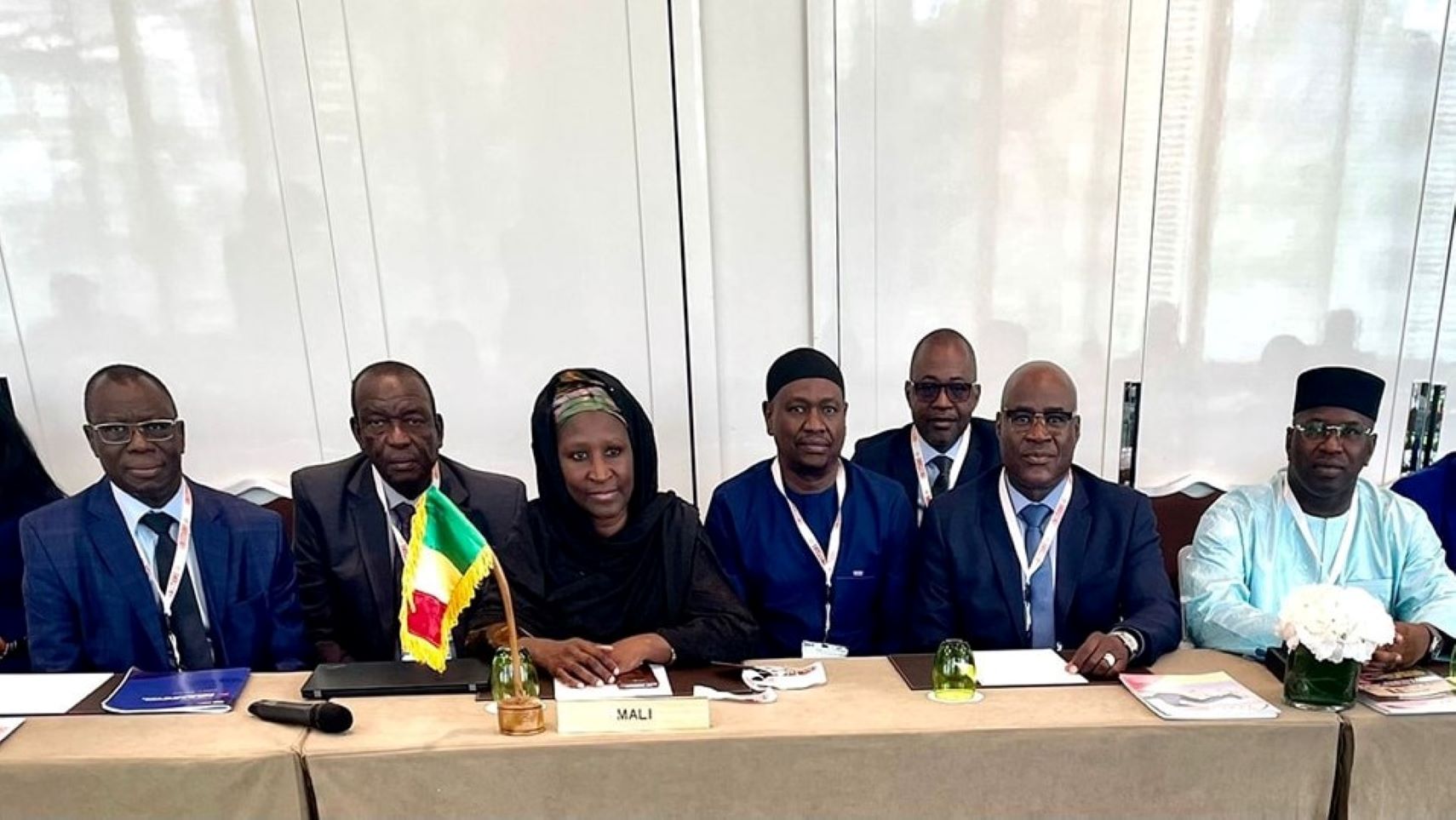 Le Mali prend activement part aux travaux de deux jours avec la Conseillère Technique en charge des questions Juridiques du Ministère de la Santé et du Développement Social, le Directeur national de la Protection Sociale et de l’Economie solidaire, le Point Focal CIPRES/RAMU, les Directeurs Généraux des Organismes de Prévoyance Sociale du Mali (INPS, CANAM, CMSS, ANAM), accompagnés par leurs Conseillers respectifs.