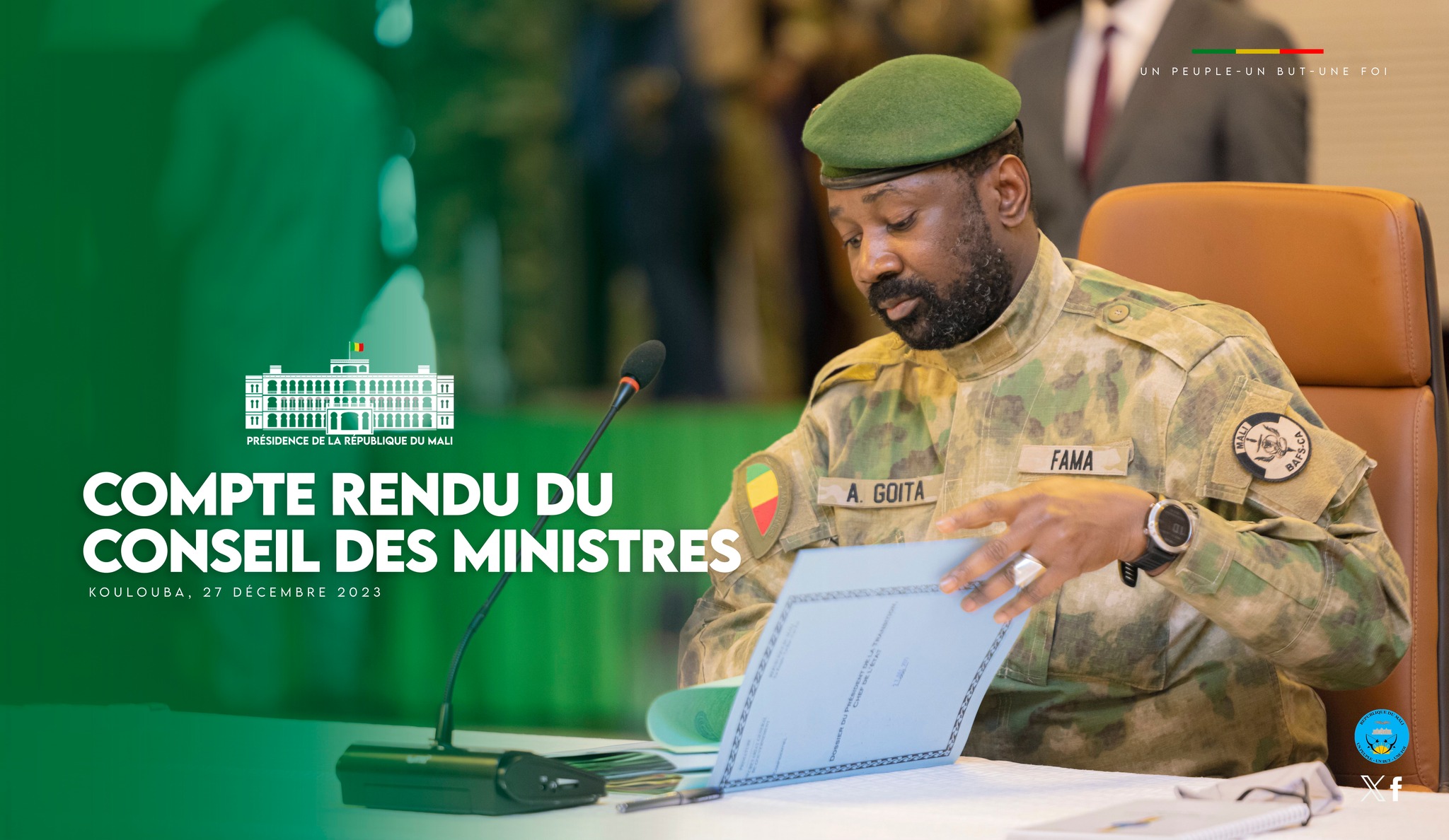 Après examen des points inscrits à l’ordre du jour, le Conseil a entendu des communications.