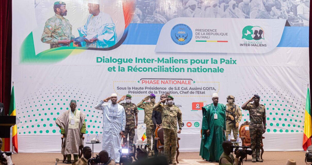 « Le Mali, naguère paisible, a dû affronter une crise complexe et des conflits exacerbés par des influences internes et externes. Mais, dans un sursaut de dignité, le peuple malien a repris son destin en main, illustré par la reprise de Kidal et d’autres territoires du nord », a déclaré le Président GOÏTA.