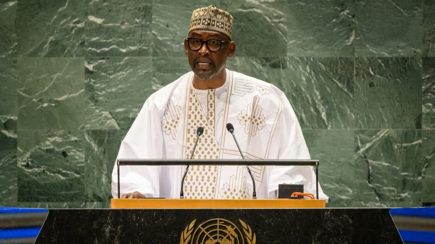 La Confédération des Etats du Sahel, que le Mali préside, dénonce et condamne fermement le soutien ouvert et assumé du Gouvernement de la République d’Ukraine au terrorisme international, en particulier au Sahel. Nous demandons au Conseil de sécurité de prendre ses responsabilités face à ce choix délibéré de l’Ukraine, afin de prévenir ces actions subversives qui menacent notre stabilité.