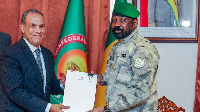 Il a enfin réaffirmé la disposition de l’Égypte à accompagner les États membres de la Confédération des États du Sahel (AES) dans leurs efforts pour la stabilité, la lutte contre le terrorisme et la consolidation de leur souveraineté.