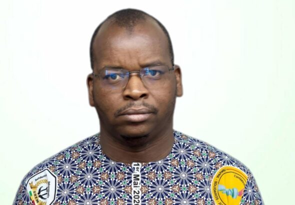 Ousmane Almoudou, secrétaire général du BEN-SYNEFCT et porte-parole de la synergie des syndicats de l'éducation (signataires du 15 octobre 2016), a délivré une adresse solennelle empreinte de gravité et de patriotisme.