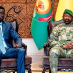 Général d’armée Assimi Goïta, Président de la Transition, et Bassirou Diomaye Diakhar Faye, Président de la République du Sénégal