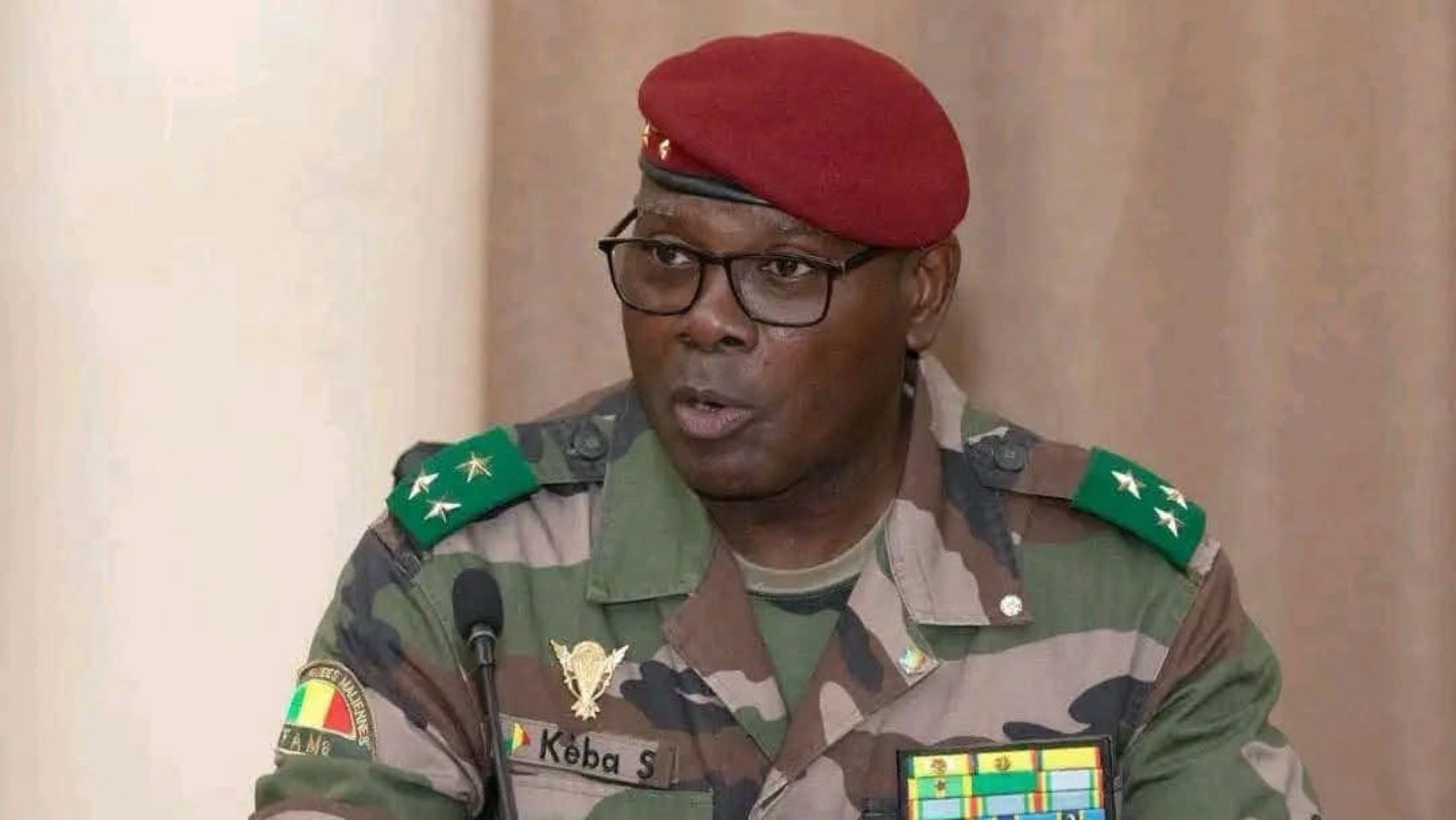 Général Kéba Sangaré a occupé de nombreuses responsabilités stratégiques