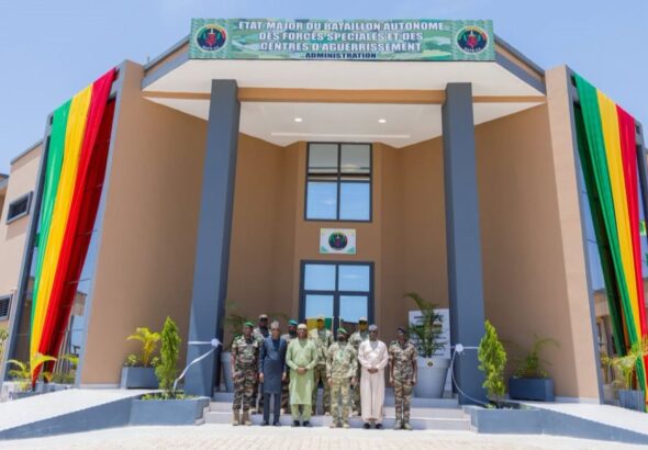 Construit sur une superficie d’environ 15 hectares et financé sur le Budget national, le complexe accueille les activités de commandement, de coordination des opérations, de formation et d’hébergement des personnels du BAFS-CA.